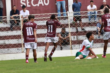 Sao Paulo (sp), Brazil 01 / 08 / 2025 Gabriel Sinfronio (juventus 'tan) skorlar ve ikinci tur copinha sicredi 2025 (leco viana / thews2)