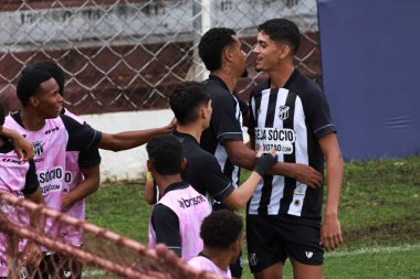 Sao Paulo (sp), 01 / 08 / 2025 ceara 'nın kaique skorları ve Céra (ce) ile oynadığı ve sicredi copinha 2025 (leco viana / thenews2)