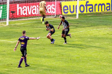 Sao paulo (sp), Brazil 01 / 08 / 2025 ze neto from ceara score and the goal in a match between trindade (go) against ceara (ce), Geçerli olan ikinci tur sicredi 2025 (leco viana / thenews2)