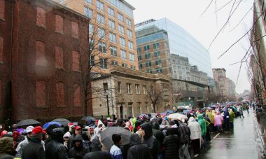 Başkan Donald J. Trump ve seçilmiş başkan yardımcısı JD Vance ile Washington 'daki başkentte düzenlenen Maga zafer mitingi. 19 Ocak 2025, Washington, Maryland, ABD (niyi fote / theenews2)