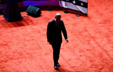 Washington DC 'deki başkentte Maga zafer mitingi. 19 Ocak 2025, Washington DC, Maryland, ABD: ABD 'nin 47. Başkanı Donald J. Trump ve diğerleri Maga zafer mitinginde (Niyi fote / the enews2)