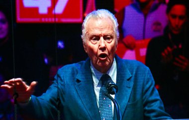 Washington DC 'deki başkentte Maga zafer mitingi. 19 Ocak 2025, Washington DC, Maryland, ABD: ABD 'nin 47. Başkanı Donald J. Trump ve diğerleri Maga zafer mitinginde (Niyi fote / the enews2)