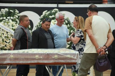 Rio de Janeiro (rj), Brezilya 20 / 01 / 2025 - hareket ve gazeteci, sunucu ve spiker Leo Batista 'nın arkadaşları, Brezilya spor gazeteciliği tarihinin en büyük isimlerinden biri (onofre veras / theenews2)