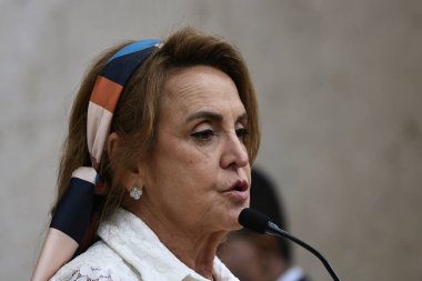 Sao Paulo (sp), 02 / 04 / 2025 meclis üyesi Dr. Sandra tadeu (pl) sao paulo şehir konseyinin ilk genel kurul toplantısında, anchieta sarayında (leco viana / theenews2)