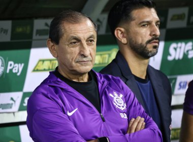 Sao Paulo (sp), Brazil 02 / 06 / 2025 - Palmeiras ve Corinthians arasındaki maç sırasında koç Ramon Diaz, 2025 Paulo futbol şampiyonasının 7. turu için geçerlidir (leco viana / thenews2)