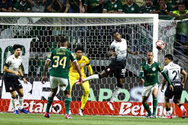 Sao Paulo (sp), Brazil 02 / 06 / 2025 - Palmeiras ve Corinthians arasındaki maçın özetleri, 2025 Paulo futbol şampiyonasının 7. turu için geçerlidir (leco viana / thews2)