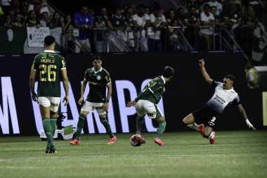 Sao Paulo (sp), Brazil 02 / 06 / 2025 - Palmeiras ve Corinthians arasındaki maçın özetleri, 2025 Paulo futbol şampiyonasının 7. turu için geçerlidir (leco viana / thews2)