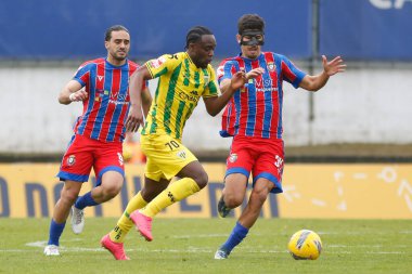 Filgueiras (pt) 02 / 08 / 2025 - filgeuiras x tondelal arasındaki maçta tondela oyuncusu, liga Portekiz 2 meu superin 21. turu için geçerlidir, Dr. Machado Matos 'ta (alexandre gomes / thews2)