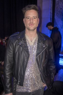 USA, New York, fashion week. February 08, 2025: ben hazlewood attends the blonds show during february 2025 new york fashion week on february 08, 2025 in new york city. (m10s/Thenews2) clipart