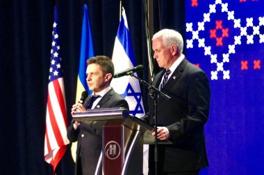 Eski ABD Başkan Yardımcısı Mike Pence Ukrayna Günü 'nü 2025' in ulusal dua kahvaltısında kutluyor. 7 Şubat 2025, Washington, Maryland, ABD (niyi fote / theenews2)