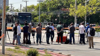 Sao Paulo (sp), Brezilya 02 / 07 / 2025 - Barra funda 'da küçük kral uçak kazaları, Sao Paulo' nun batı bölgesi; en az 2 ölü ve 2 yaralı var.
