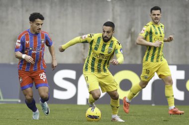 Filgueiras (pt) 02 / 08 / 2025 - Filgeuiras x tondelal arasındaki maçta tondela costinha oyuncusu, liga Portekiz 2 meu superin 21. turu için geçerlidir, Dr. Machado Matos 'ta (alexandre gomes / thews2)