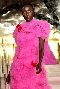 (Nardolar 2025 sonbahar koleksiyonu. 10 Şubat 2025, New York, ABD: New York, New York 'ta Plaza Hotel' de Nardos 2025 koleksiyonunun sunumu. 