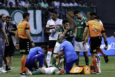 Sao Paulo (sp), Brezilya 02 / 16 / 2025 - Palmeiras ile Sao Paulo arasındaki maç 2025 paulista futbol şampiyonasının 10. turu için geçerli (leco viana / thenews2)