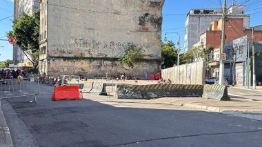 Sao Paulo (SP), Brezilya 02 / 17 / 2025 - akışın polis ve Metropolitan Sivil Muhafız (GCM) tarafından yoğunlaşıp izlendiği Rua dos Protestanlar üzerinde Sao Paulo şehrindeki Cracolandia 'da hareket (oslaim brito / thenews2)