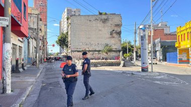 Sao Paulo (SP), Brezilya 02 / 17 / 2025 - akışın polis ve Metropolitan Sivil Muhafız (GCM) tarafından yoğunlaşıp izlendiği Rua dos Protestanlar üzerinde Sao Paulo şehrindeki Cracolandia 'da hareket (oslaim brito / thenews2)