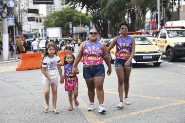Sao Paulo (SP), Brezilya 22 / 02 / 2025 1984 yılında kurulan Ressaca do Cambuci bloğu, Sao Paulo 'daki Cambuci mahallesinin sokaklarında geçit töreni yapan en geleneksel binalardan biri. (Leco Viana / Thenews2) 