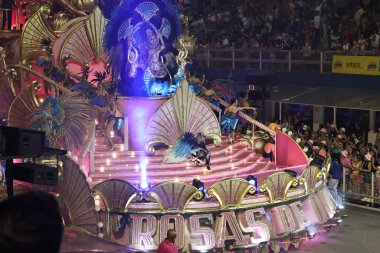  Sao Paulo (SP), Brezilya 03 / 01 / 2024 Rosas de Ouro okulunun geçit töreni, Anhembi Sambadrome 'da (leco viana / thenews2)