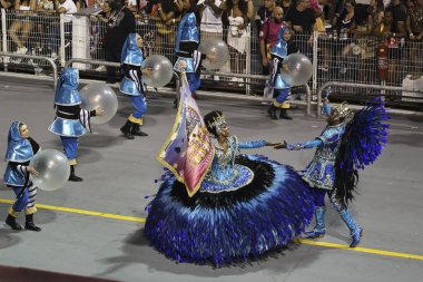  Sao Paulo (SP), Brezilya 03 / 01 / 2024 Rosas de Ouro okulunun geçit töreni, Anhembi Sambadrome 'da (leco viana / thenews2)