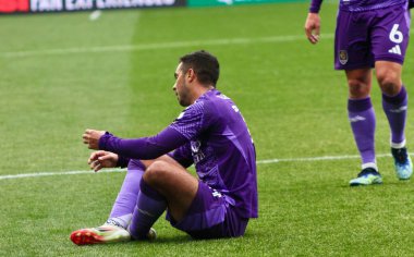 2025 mls normal sezon: 15 Mart 2025, Harrison, New Jersey, ABD: ojeda (Orlando City # 10), New York Red Bull ve Orlando City Sc (niyi fote / theenews2) arasındaki futbol maçı sırasında takım arkadaşlarıyla birlikte amacını kutlar.)