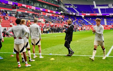 15 Mart 2025, Harrison, New Jersey, ABD: New York Red Bull ve Orlando City Sc arasındaki futbol maçı Harrison, New Jersey 'deki Red Bull Arena' da 2025 Mls normal sezon için geçerlidir. (niyi fote / the new ws2)