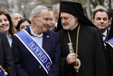 Yunanistan 'ın bağımsızlık günü geçit töreni, Nic 2025. 30 Mart 2025, New York, ABD: 64. ve 5. caddelerin doğusunda başlayan Yunan bağımsızlık günü geçit töreni (niyi fote / thews2)