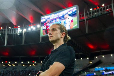 Rio de Janeiro (rj), Brezilya 04 / 09 / 2025 - Flamengo ve merkez kordoba arasındaki maçta koç filipe luis, grup sahnesinin ikinci turu için geçerli, 2025 copa libertadores da america (Erica Martin / theenews2)