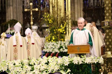 Papa Francis 'in vefatından sonra Aziz Patrick Katedrali' nde ayin. 22 Nisan, New York, ABD: Papa Francis 'in vefatından sonra Aziz Patrick Katedrali' nde bir ayin. (niyi fote / the new ws2)