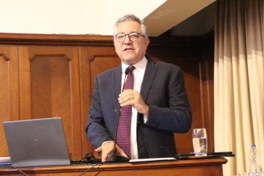 Rio de Janeiro (rj), Brezilya 04 / 24 / 2025 - Arbovirüsler ve oturumdaki güncel sempozyum sırasında sağlık bakanı Aleksander Padilha