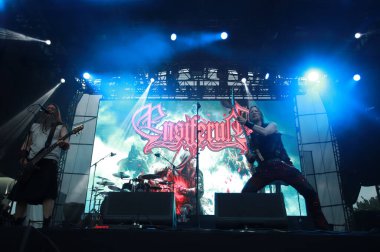 Sao Paulo (sp), 03 / 05 / 2025 - Bangers open air / festival / sp - Bangers ensiferum 'un bu cumartesi günü, Latin Amerika' nın Sao Paulo kentinde düzenlenen anma töreninde.