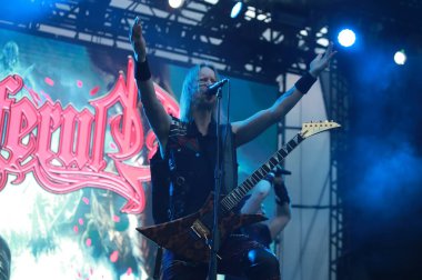 Sao Paulo (sp), 03 / 05 / 2025 - Bangers open air / festival / sp - Bangers ensiferum 'un bu cumartesi günü, Latin Amerika' nın Sao Paulo kentinde düzenlenen anma töreninde.