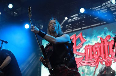 Sao Paulo (sp), 03 / 05 / 2025 - Bangers open air / festival / sp - Bangers ensiferum 'un bu cumartesi günü, Latin Amerika' nın Sao Paulo kentinde düzenlenen anma töreninde.