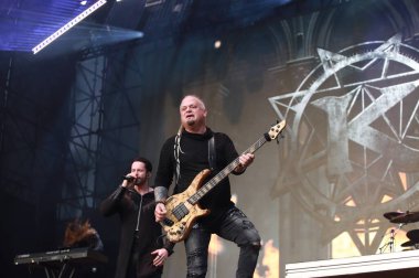 Sao Paulo (sp), Brezilya 03 / 05 / 2025 - Bu cumartesi, Latin Amerika 'nın Sao Paulo şehrinde düzenlenen anma töreninde, grup kamelot' nun açık havada performansı. (Fabricio Bomjardim / The Newws2) 