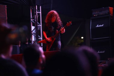 Sao Paulo (sp), Brezilya 03 / 05 / 2025 - Çetelerin açık havada ikinci gününde grubun performansı, ülkenin en büyük metal festivali (03), Latin Amerika anıtında (fabricio bomjardim / thenews2)