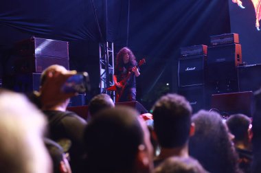 Sao Paulo (sp), Brezilya 03 / 05 / 2025 - Çetelerin açık havada ikinci gününde grubun performansı, ülkenin en büyük metal festivali (03), Latin Amerika anıtında (fabricio bomjardim / thenews2)