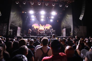 Sao Paulo (sp), Brezilya 03 / 05 / 2025 - Çetelerin açık havada ikinci gününde grubun performansı, ülkenin en büyük metal festivali (03), Latin Amerika anıtında (fabricio bomjardim / thenews2)