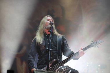 Sao Paulo (sp), Brezilya 03 / 05 / 2025 - Çetecilerin ikinci gününde Sabaton grubunun performansı, ülkenin en büyük metal festivali, bu cumartesi Latin Amerika anıtında (fabricio bomjardim / thenews2)