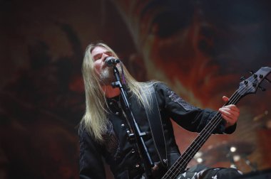 Sao Paulo (sp), Brezilya 03 / 05 / 2025 - Çetecilerin ikinci gününde Sabaton grubunun performansı, ülkenin en büyük metal festivali, bu cumartesi Latin Amerika anıtında (fabricio bomjardim / thenews2)