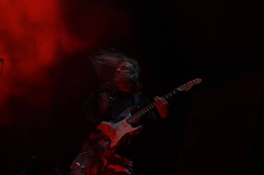 Sao Paulo (sp), Brezilya 03 / 05 / 2025 - Çetecilerin ikinci gününde Sabaton grubunun performansı, ülkenin en büyük metal festivali, bu cumartesi Latin Amerika anıtında (fabricio bomjardim / thenews2)