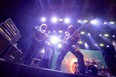 Sao Paulo (sp), Brezilya 03 / 05 / 2025 - Alman bandosunun performansı, çetecilerin açık havanın ikinci gününde gözyaşı dolu, ülkedeki en büyük metal festivali (fabricio bomjardim / theenews2)