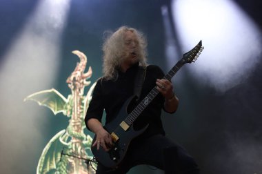 Sao Paulo (sp), Brezilya 04 / 05 / 2025 - Brezilya 'nın en büyük metal festivali olan bangers Open Air' in son günündeki kör muhafız performansı, bu pazar Latin Amerika (fabricio bomjardim / theenews2)