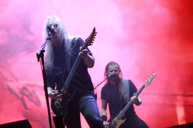 Sao Paulo (sp), Brezilya 04 / 05 / 2025 - Brezilya 'nın en büyük metal festivali olan bangers Open Air' in son günündeki kör muhafız performansı, bu pazar Latin Amerika (fabricio bomjardim / theenews2)