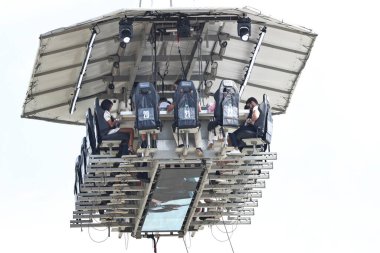 Sao Paulo (sp), Brezilya 03 / 05 / 2025 - dj luisa viscardi bu cumartesi öğleden sonra Sao Paulo 'daki villa lobos Park' ta düzenlenen nomade festivalinin açılışını gerçekleştirdi..