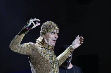 Sao Paulo (sp), Brezilya 03 / 05 / 2025 - şarkıcı ney matogrosso, Sao Paulo 'nun başkenti Alto de Pinheiros' ta yer alan nomade festivalinde sahne aldı.