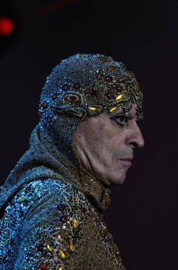 Sao Paulo (sp), Brezilya 03 / 05 / 2025 - şarkıcı ney matogrosso, Sao Paulo 'nun başkenti Alto de Pinheiros' ta yer alan nomade festivalinde sahne aldı.