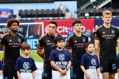 NICFC FC Cincinnati 'ye karşı. 4 Mayıs 2025, New York, ABD: Mls için geçerli Citifield 'da nycfc ve fc cincinnati futbol maçı (Niyi Fote / Thenews2) 