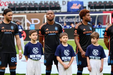 NICFC FC Cincinnati 'ye karşı. 4 Mayıs 2025, New York, ABD: Mls için geçerli Citifield 'da nycfc ve fc cincinnati futbol maçı (Niyi Fote / Thenews2) 