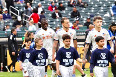 NICFC FC Cincinnati 'ye karşı. 4 Mayıs 2025, New York, ABD: Mls için geçerli Citifield 'da nycfc ve fc cincinnati futbol maçı (Niyi Fote / Thenews2) 