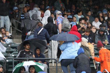 NICFC FC Cincinnati 'ye karşı. 4 Mayıs 2025, New York, ABD: nycfc ve fc Cincinnati arasında oynanan futbol maçında taraftarlar Mls için geçerli (Niyi Fote / Thenews2) 