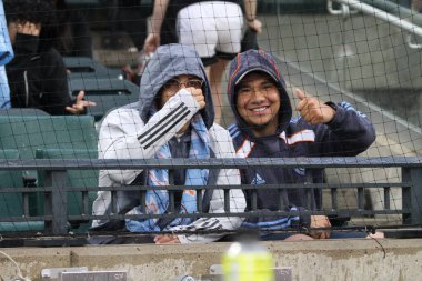 NICFC FC Cincinnati 'ye karşı. 4 Mayıs 2025, New York, ABD: nycfc ve fc Cincinnati arasında oynanan futbol maçında taraftarlar Mls için geçerli (Niyi Fote / Thenews2) 